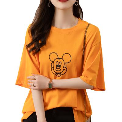 China Fashion Promotional QUICK DRY QUICK DRY Custom Made Cotton Soft Women Printing Cute T Shirts T-shirt for sale