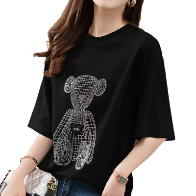 China Latest Design Lady Cheap Fashion Cute Girl Student T Shirts QUICK DRY QUICK DRY T-shirts for sale