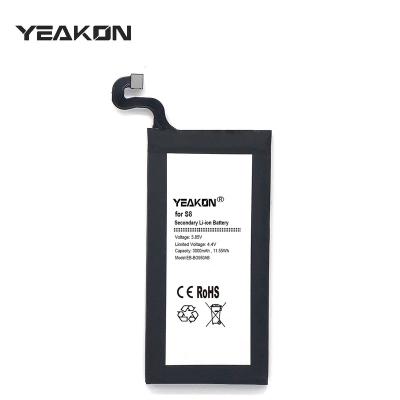 China Mobile Phone Galaxy S8 Battery 3000mAh Li-Polymer EB-BG950 ABE Replacement Battery For Samsung S8 SM-G950 G950V G950A G950T G950P G950R4 for sale