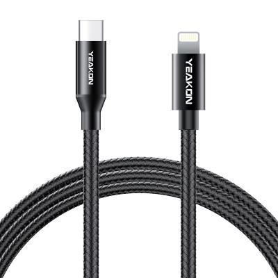 China 1 Meter 8 Pin PD Cable 3A Fast Charging Cord Type-C MP3/MP4 Player For iPhone 11 for sale