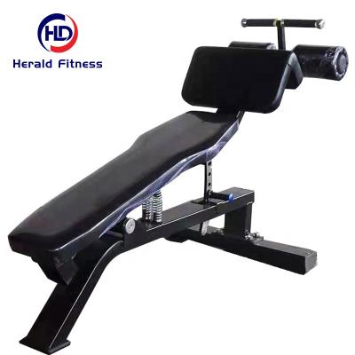 China Commercial Best Quality Gym Fitness Equipment Commercial Weightlifting Bench Press Adjustable Decline Bench for sale