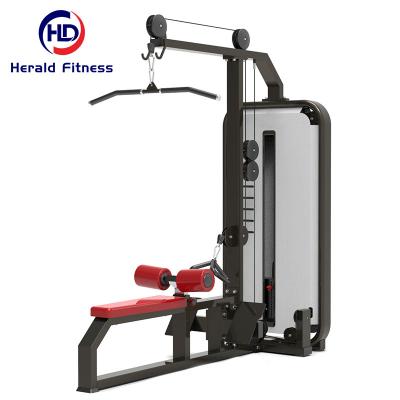 China Commercial Use Top Selling Gym Strength Trainer Commercial Fitness Equipment Pin Loaded Lat Pulldown Long Pull Machine for sale