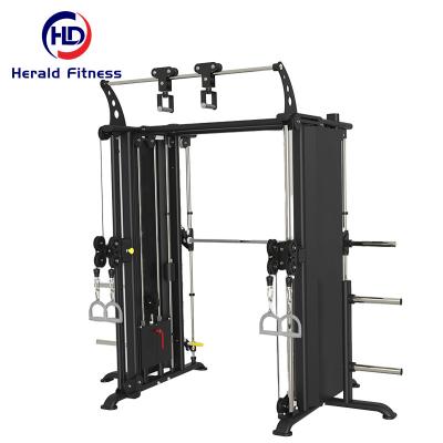 China Commercial Use Source Factory Indoor Dezhou Fitness Sport Exercise Functional Trainer&Smith Dual Equipment For Gym Centre for sale