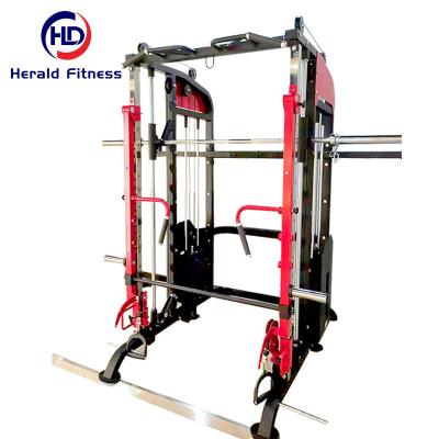 China Commercial Use Factory Price Commercial Gym Home Gym Equipment Strength Training Indoor Multi-functional Smith Machine for sale