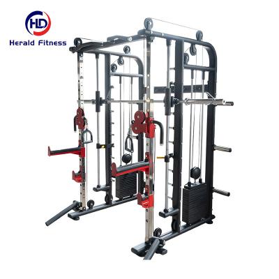 China Commercial Use Classic Power Cage Commercial FItess Home Gym Equipment Strength Training Indoor Multi-functional Smith Machine for sale