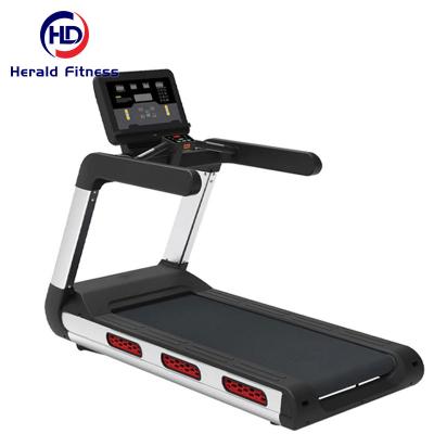 China Commercial Herald Fitness Factory Sale Running Diamond Grain Surface  Electrical Commercial Use Treadmill With LCD For Gym for sale