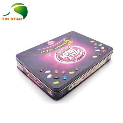 China Recycled Packaging Materials Premium Metal Storage Gift Candy Candy Chocolate Tin Box for sale