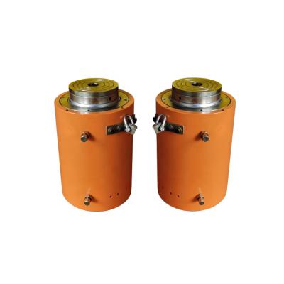 China Engineering Prestressing Jack Lingqiao Pistones Idraulico Pre-tensioned Tendons Vertical Tension Prestressed Hydraulic Cylinder with Low Price for sale