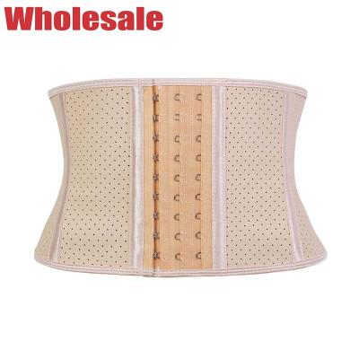 China 9 Bone Latex Underbust Corset Sport Girdle Waist Trainer Shapewear for sale