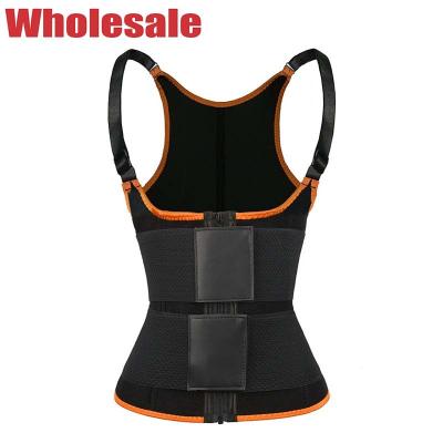 China Double Compression Vest NANBIN Waist Trainer With Two Straps for sale