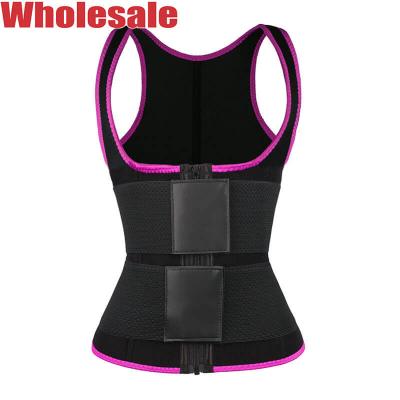 China 6X 9 Steel Bone Waist Trainer Sauna Belt With Neoprene For Weight Loss for sale