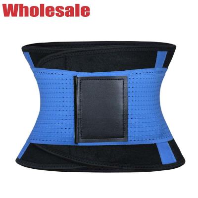 China Blue Neoprene Waist Trainer 2XL Neoprene Body Trimmer For Weight Loss for sale