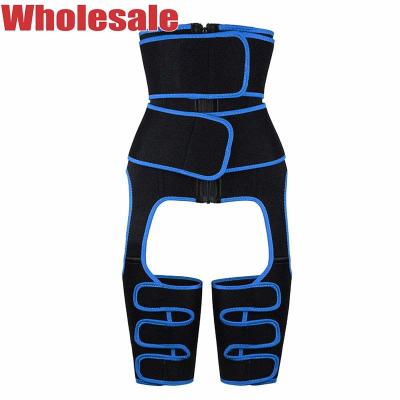 China High Waist And Thigh Trimmer Zipper Closure  Waist And Thigh Trainer MHW100024BL for sale