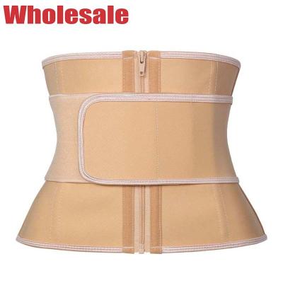 China Single Belt Abdominal High Compression Zipper Waist Trainer For Small Torso for sale