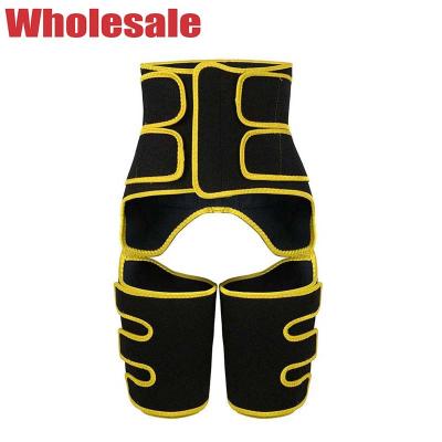 China Yellow Hook And Loop Closure XL Waist Arm And Thigh Trainer OEM for sale