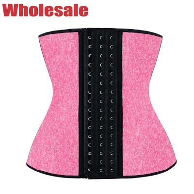 China Women Waist Trainer Corset Solid Faja Sport Girdle Bodybuilding Waist Trainer for sale