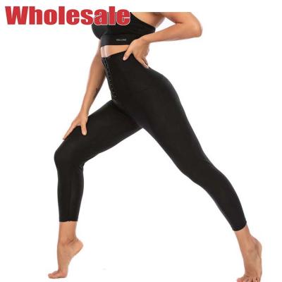 China Sauna Sweat 3XS Waist Trainer Leggings NANBIN Slim Cropped Jumpsuit for sale