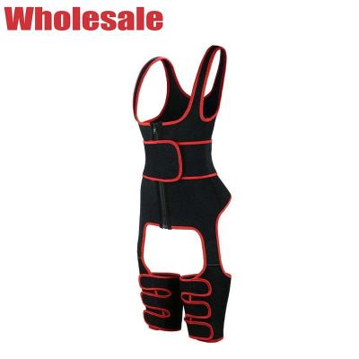 China NANBIN 9 Steel Full Body Workout Waist Trainer With Thigh Slimmer for sale