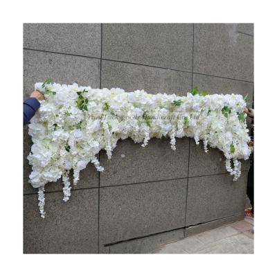 China LFB725-1 Wedding Party Event Decorative Artificial Flowers Wall Backdrop Customized Table Flower Runner for sale