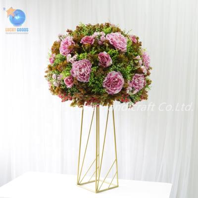 China LFB1801 Luckygoods outdoor indoor decoration win young simulation flowers stand centerpiece arrangements wholesale for sale