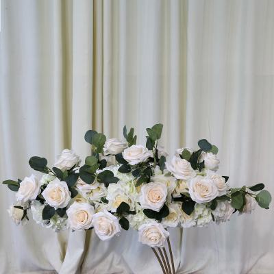 China LFB480-3 Environmental friendly wedding flower aisle stage decoration flower champagne rose flower for wedding party for sale