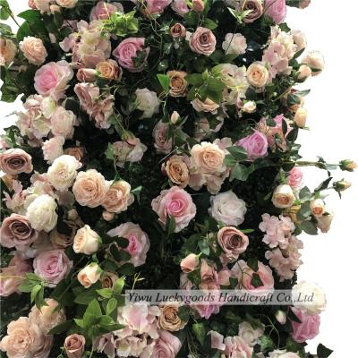 China HQ210312-4 Luckygoods Wedding Party New Design Flower Wall Panels Flower Wall Decor for sale