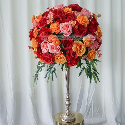 China Wedding Party Decoration LFB1693 60cm Artificial Round Centerpieces For Wedding Table Decoration for sale