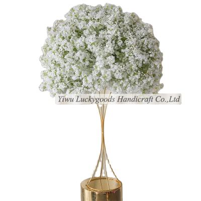 China Events Decoration LFB1695 70cm artificial babybreath flower ball centerpiecse for wedding table decorations for sale