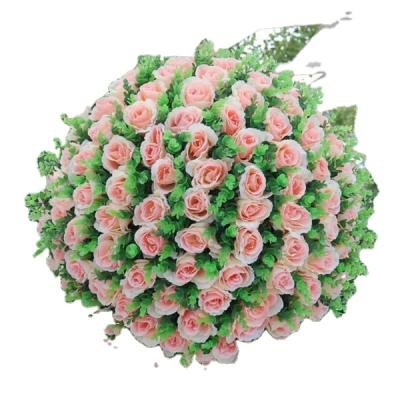 China Wedding Large Decorative Silk Rose Flower Ball, Wedding Ball, Flower Kiss Ball for sale