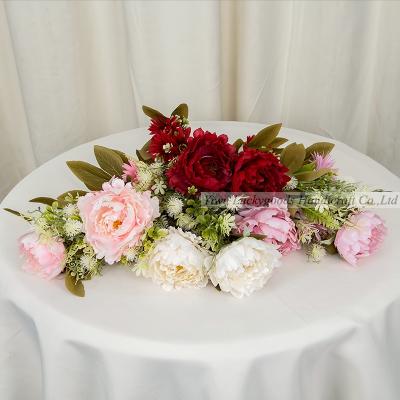 China Moden Peony Artificial Flower Group Silk Flower BH210313-53 LUCKYGOODS For Decoration for sale