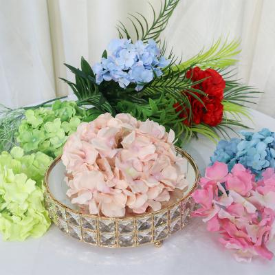 China Fashional Artificial Flowers Real Touch Silk Hydrangea Flowers Cheap Artificial Silk Hydrangea Flower Wholesale for sale