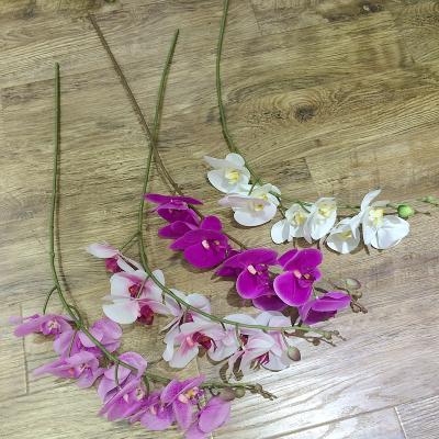 China Wholesale High Quality Latex Orchid Flower Home Decorative Decoration Real Touch for sale