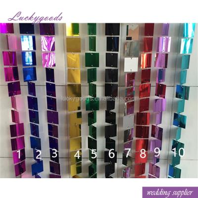 China Blackout LDJ753-3 1m Custom Color PVC Strip Curtain For Stage Decoration for sale