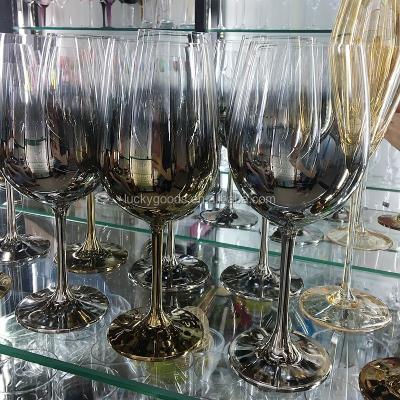 China Wholesale Hotel LBL001 Wedding Banquet Goblet Wine Glass /Glass Wine Glass for sale