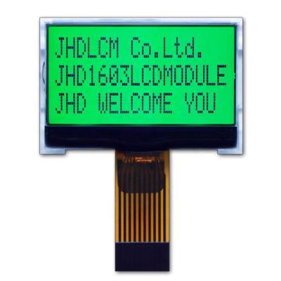 China Character LCD Module Display Screen 1603 With LED Backlight JHD1603-G16BTG-Y 1.5 for sale