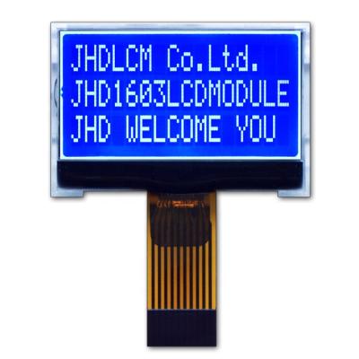 China 16x3 Graphic LCD Display 1603 ST7038S LCD Module JHD1603-G16BTW-B 1.5 for sale