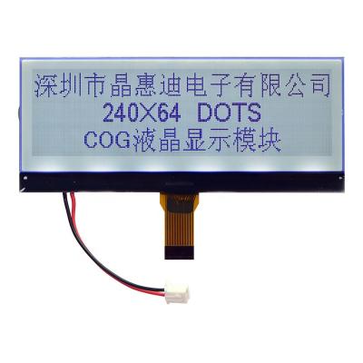 China 4.3 Inch 240x64 Resolution LCD Module Display Screen Panel With Controller IC UC1638C JHD24064-G36PQWD-G 4.3 for sale