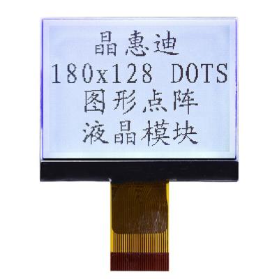 China 180128 Mono Graphics LCD Module Custom Display Screen JHD180128-G03PTW-G 2.4 for sale