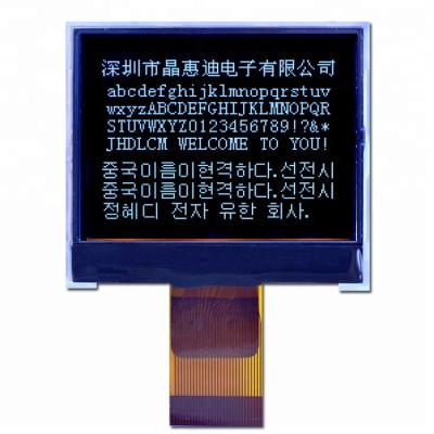 China Pixels 160X128 2 Inch LCD UC1698 Negative Driver JHD160128-G13BSW-BL for sale