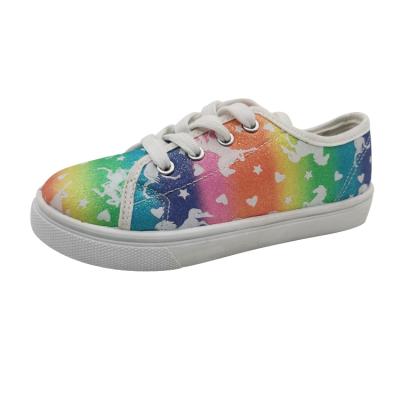 China Breathable NEW STYLE PRINTING KID'S CANVAS INJECTION SHOES for sale