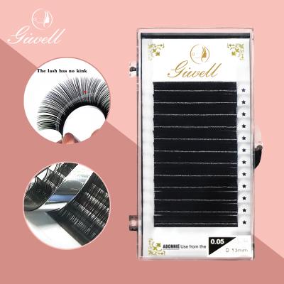 China Long Volume Natural Russian Person Supplies Wholesale Mixed 3D Eyelash Extension Mink Eyelash---10D for sale