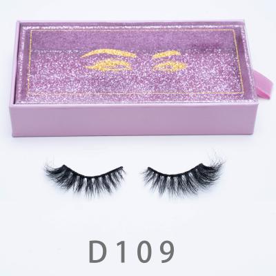 China Makeup Eyelashes 3d Winged Mink Lashes Volume False Fluffy Soft Tapered Natural Cross Long Eye Lashes Reusable Lashes for sale