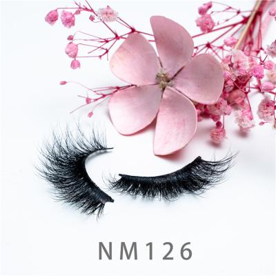 China Wholesale TY Reusable Short Natural Premade Long Mink Lashes Magnetic Logo Eyelash for sale