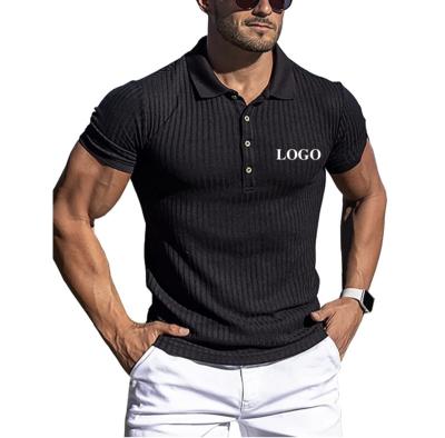 China Wholesale custom anti-shrink embroidery logo men polo shirt for man maker design printed black golf polo shirt for sale