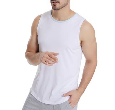 China Wholesale Custom QUICK DRY Singlet Sleeveless Gym Heddle Training Tops Man Logo Print Logo Fitness Tank Top Men for sale