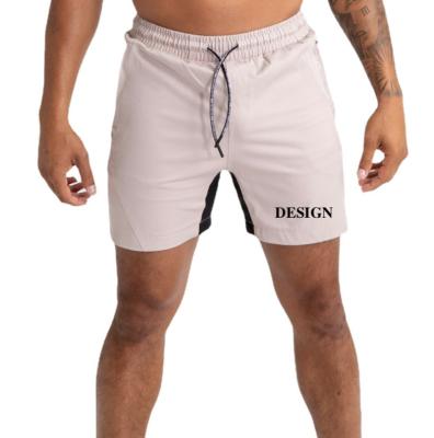 China Hot Selling Breathable Manufacturer Custom Woven Anti-Wrinkle Mens Running Shorts Men's Athletic Embroidered Shorts for sale