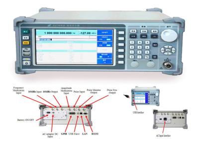 China High Power Output Signal Generators Wide Dynamic Range , High Frequency Signal Generator for sale