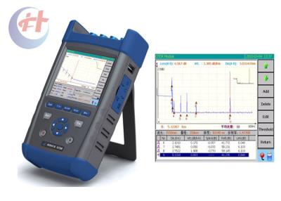 China Double USB interfaces  AV6418 OTDR 45dB High Dynamic Range for sale