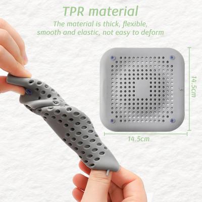 China Hair Filter Sink Strainer Kitchen Tub Shower Floor Drain Plug Silicone Air Freshener Plug Bathroom Accessories 585562365974 for sale