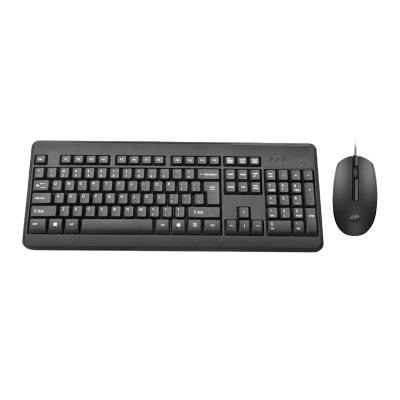 China Waterproof KM10 Wired Portable Mouse Keyboard and Mouse Pad Combo Set for Notebook Laptop Desktop PC Computer for HP for sale